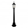 Градински стълб TINO 1xE27 H1008mm черен мат алуминий IP44 Lightex