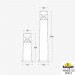 Градинско тяло ESTER 500 сиво GX53 LED 7W 3000K/4000K/6500K 800lm H500mm IP55 Fumagalli