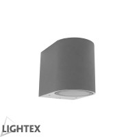 Фасаден  осветител TUBO 1xGU10 IP54 мат.сребро Lightex