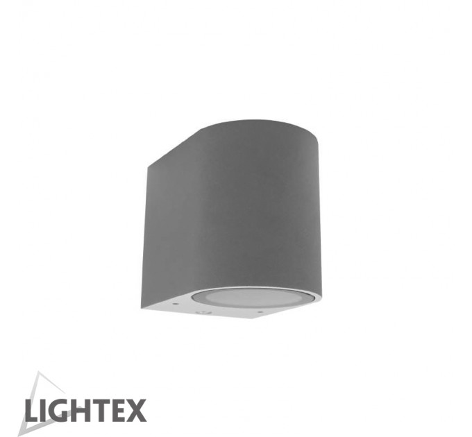 Фасаден  осветител TUBO 1xGU10 IP54 мат.сребро Lightex