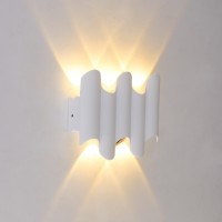 LED фасаден осветител PULSE 5x1W 3000K 220V IP65 бял 210lm 150x120x40 Lightex