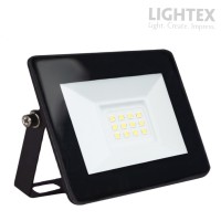 LED прожектор черен HERO 10W 6500K 900lm 220V IP65 Lightex