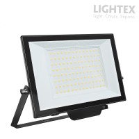 LED прожектор черен HERO 100W 4000K 9000lm 220V IP65 Lightex