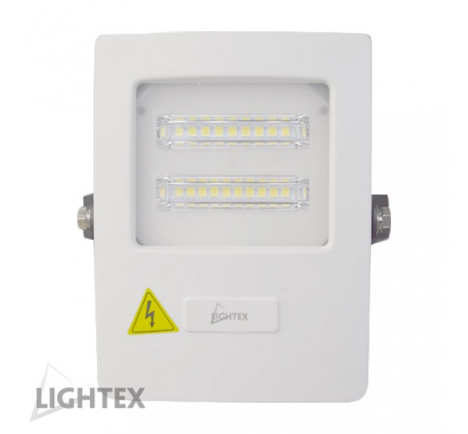 LED прожектор бял ALASKA 220V 10W IP65 CW 4000K 950lm Lightex