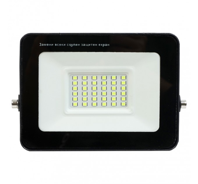 LED прожектор SLIM черен 30W зелен 2250lm IP65  Lightex