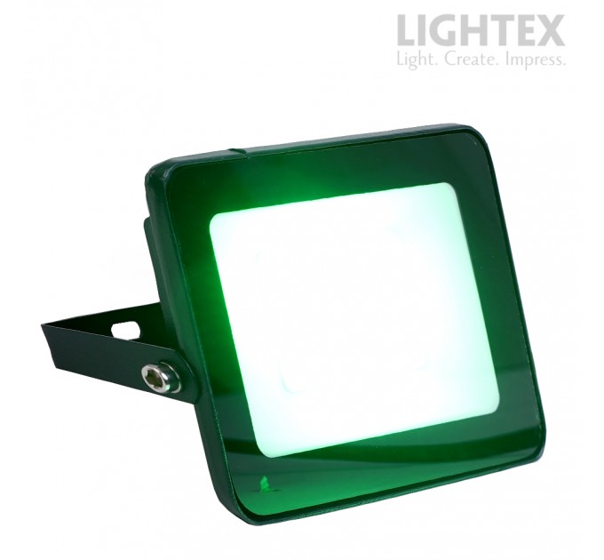 LED прожектор SLIM черен 30W зелен 2250lm IP65  Lightex