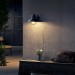 Philips Градински фенер HOVERFLY 1xE27 max10W LED IP44 черен