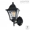 Градински фенер RAVELLO UP 1xЕ27 черен 300x150x190mm IP44 Lightex