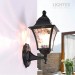 Градински фенер RAVELLO UP 1xЕ27 черен 300x150x190mm IP44 Lightex