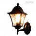 Градински фенер RAVELLO UP 1xЕ27 черен 300x150x190mm IP44 Lightex
