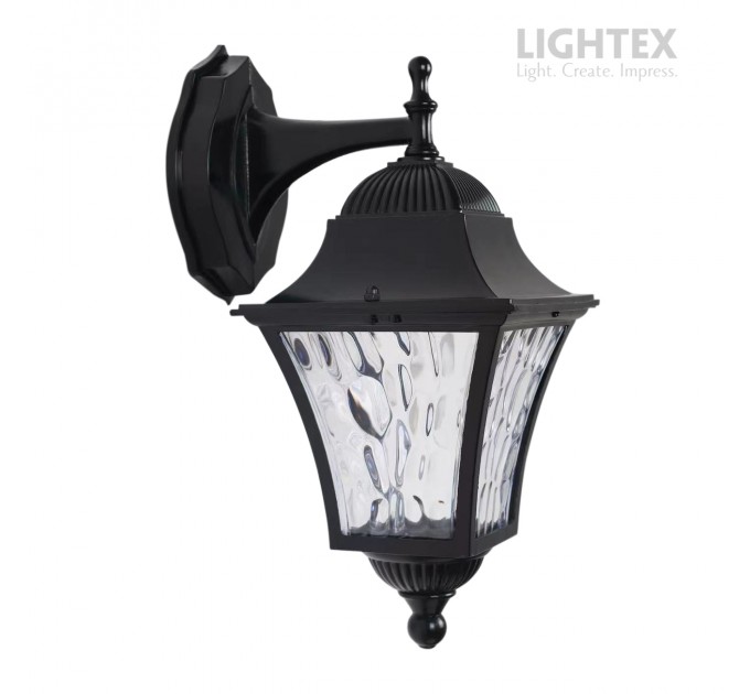 Градински фенер RAVELLO DN 1xЕ27 черен 300x150x190mm IP44 Lightex