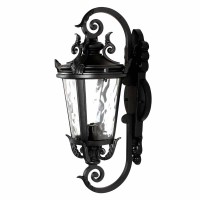 Градински фенер ANCONA 1xЕ27 черен мат 220x170x480mm IP44 Lightex