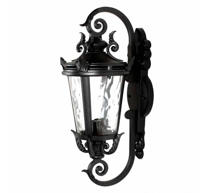 Градински фенер ANCONA 1xЕ27 черен мат 220x170x480mm IP44 Lightex