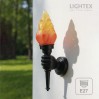 Градински фенер ATHINA 1xЕ27 черен 150x470mm IP44 Lightex