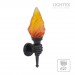 Градински фенер ATHINA 1xЕ27 черен 150x470mm IP44 Lightex