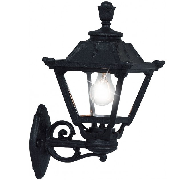 Градински фенер BISSO/GOLIA черен 1xЕ27 LED 8.5W 2700-6500K 920lm IP55 Fumagalli