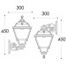 Градински фенер BISSO/GOLIA черен 1xЕ27 LED 8.5W 2700-6500K 920lm IP55 Fumagalli