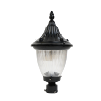 Парков фенер BOSFOR 1хЕ27 Ø60 IP44 270х500mm пластмаса черен Lightex