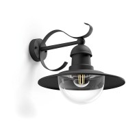 Philips Градински фенер TOPIARY 1xE27 max10W LED IP44 черен