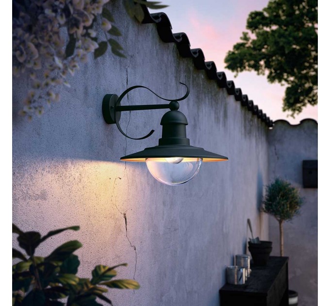 Philips Градински фенер TOPIARY 1xE27 max10W LED IP44 черен
