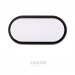 LED плафон OVAL 15W 220V 6000K 1200lm  IP65 черен Lightex