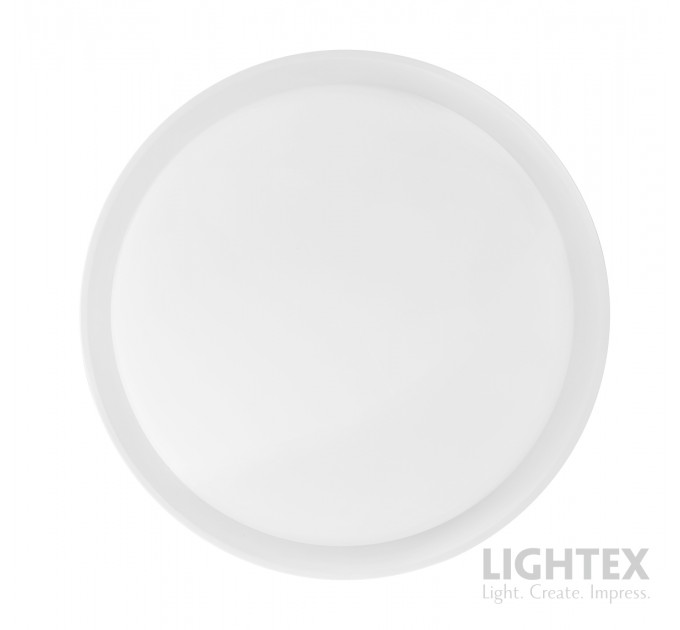 LED плафон LAOS 15W 220V 4000К 1200lm бял IP65 Ø205x55mm Lightex