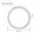 LED плафон LAOS 15W 220V 4000К 1200lm бял IP65 Ø205x55mm Lightex