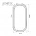 LED аплик LAOS 15W 220V 4000К 1200lm бял IP65  256x127x55mm Lightex