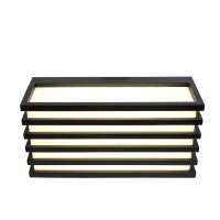 LED аплик TALIS 12W 220V 4000К IP65 430lm черен 220x85x110 Lightex