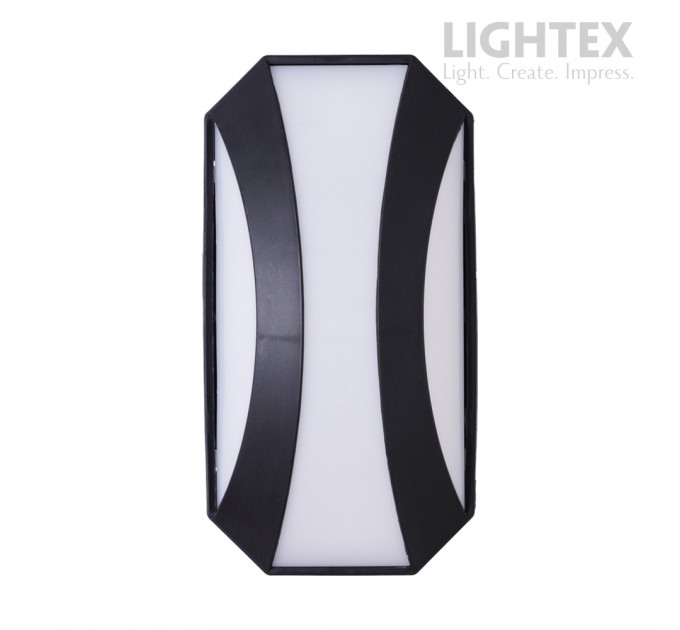 LED аплик GOBI 20W 220V 4000К 1600lm черен IP54  255x135xH70mm Lightex