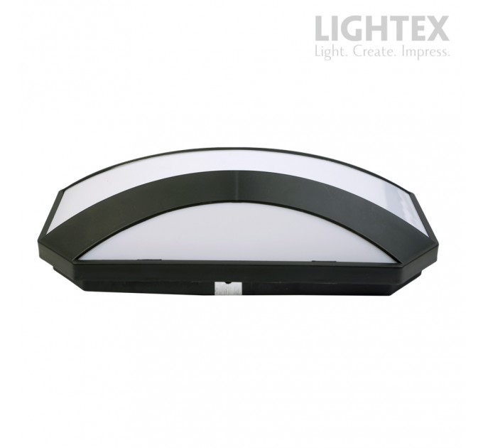 LED аплик GOBI 20W 220V 4000К 1600lm черен IP54  255x135xH70mm Lightex