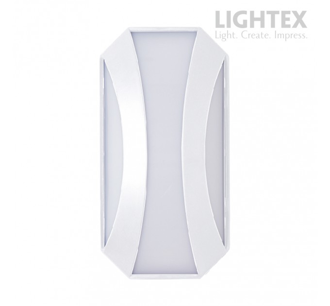 LED аплик GOBI 20W 220V 4000К 1600lm бял IP54  255x135xH70mm Lightex