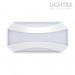 LED аплик GOBI 20W 220V 4000К 1600lm бял IP54  255x135xH70mm Lightex