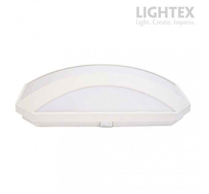 LED аплик GOBI 20W 220V 4000К 1600lm бял IP54  255x135xH70mm Lightex