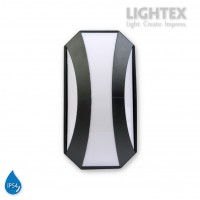 LED аплик GOBI II 20W 220V 4000К 1600lm черен IP54 260x135xH68mm Lightex