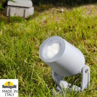 Осветително тяло MINITOMMY EL SPIKE сиво GU10 LED 3.5W 3000K/4000K/6500K 350lm IP66 с колче Fumagalli