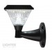 LED соларен аплик DEA SQ 1.5W 3000K-6500K+RGB 150lm IP65 черен батерия 3.7V 1200mAh H245mm с дистанционно димируем Lightex