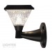 LED соларен аплик DEA SQ 1.5W 3000K-6500K+RGB 150lm IP65 черен батерия 3.7V 1200mAh H245mm с дистанционно димируем Lightex