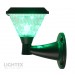 LED соларен аплик DEA SQ 1.5W 3000K-6500K+RGB 150lm IP65 черен батерия 3.7V 1200mAh H245mm с дистанционно димируем Lightex