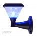 LED соларен аплик DEA SQ 1.5W 3000K-6500K+RGB 150lm IP65 черен батерия 3.7V 1200mAh H245mm с дистанционно димируем Lightex