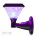 LED соларен аплик DEA SQ 1.5W 3000K-6500K+RGB 150lm IP65 черен батерия 3.7V 1200mAh H245mm с дистанционно димируем Lightex