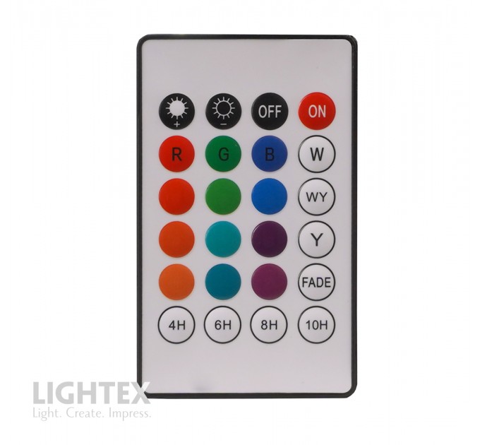 LED соларен градински стълб DEA 1.5W 3000K-6500K+RGB 150lm  IP65 черен батерия 3.7V 1200mAh H630mm с дистанционно овал димируем Lightex