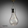 LED соларна лампа Bulb 0.06W 6000K 1.2lm IP44 батерия button cell 40mAh  Lightex