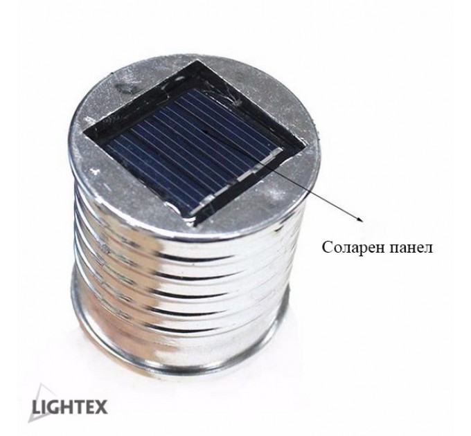 LED соларна лампа Bulb 0.06W 6000K 1.2lm IP44 батерия button cell 40mAh  Lightex