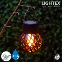 LED соларен фенер WOODY 0.02W 3000K IP44 батерия AAA Ni-Mh 1.2V 2/3 100mAh Lightex