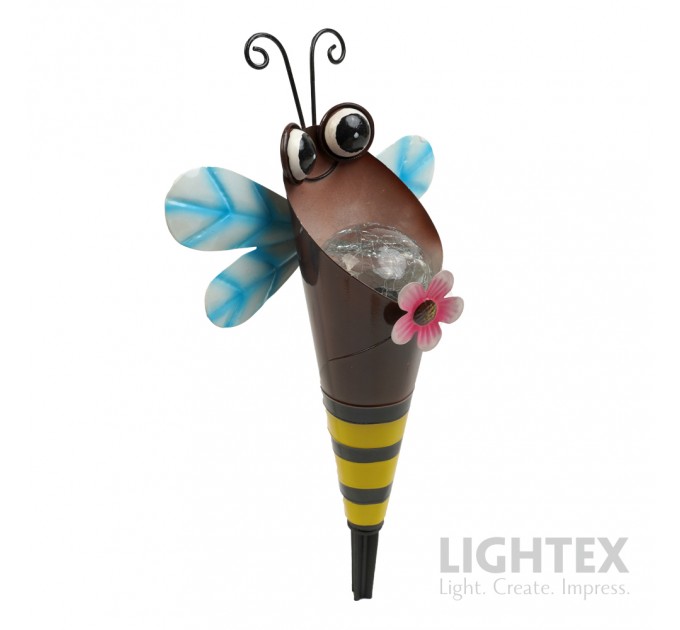 LED соларна лампа BUMBLEBEE 0.005W 3000K 0.75lm IP44 Ni-MH AAA 1.2V 300mAh Lightex