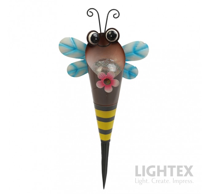 LED соларна лампа BUMBLEBEE 0.005W 3000K 0.75lm IP44 Ni-MH AAA 1.2V 300mAh Lightex