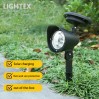 LED соларен прожектор за земя TORRO 0.06W 7500K 2.5lm батерия AA 1.2V 300mAh 12 бр./к-кт Lightex