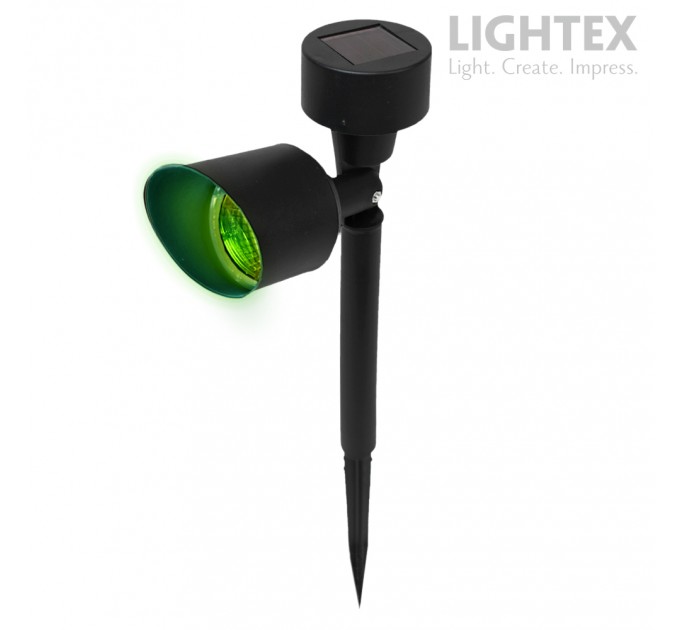 LED соларен прожектор за земя ARNO 0.06W green 2lm IP44 батерия Ni-MH AAA 100mAh 1.5V Lightex