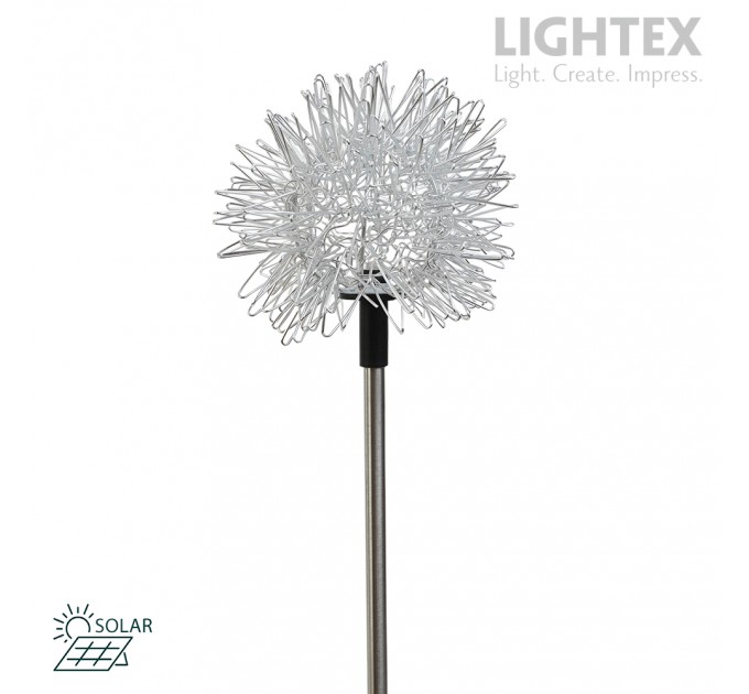 LED соларна лампа DANDELION 0.06W 5000K IP44 батерия 1*AAA ni-mh 200mAh Lightex
